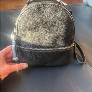 Steve Madden Black Convertible Backpack